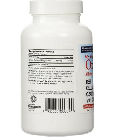 OxyFlush Concentrated Colon Cleanser 120 Caps - Powerful Cleansing Formula - Buy Online on GoSupps.com