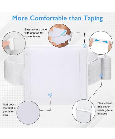 Syhood 6 Pcs G Tube Holder | Comfortable Feeding Tube Holder Belt for Men & Women - Abdominal Covers & Accessories - International Shipping Available - Buy Online on GoSupps.com
