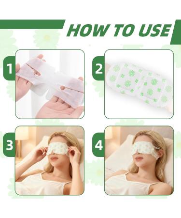  Guidre Pack of 20 heated steam eye masks - Hot compress aid for eyes - Steam sleep mask for puffy eyes - Relaxation and dark circles - Eye care - Buy Online on GoSupps.com