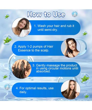 Lot de 2 s rums de croissance des cheveux pour garder le cuir chevelu propre am liore la brillance des cheveux non gras - Buy Online on GoSupps.com