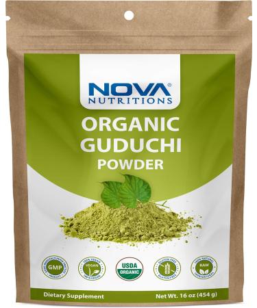 Nova Nutritions Certified Organic Guduchi Powder 16 OZ (454 gm) - Ayurvedic Herbal Immune Support