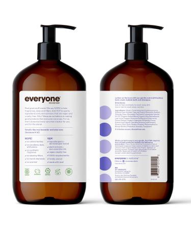 Everyone 3-in-1 Soap Body Wash Bubble Bath Shampoo 32 Ounce (Pack of 2) Lavender and Aloe & 3-in-1 Soap Body Wash Bubble Bath Shampoo 32 Ounce (Pack of 2) Citrus and Mint - Buy Online on GoSupps.com