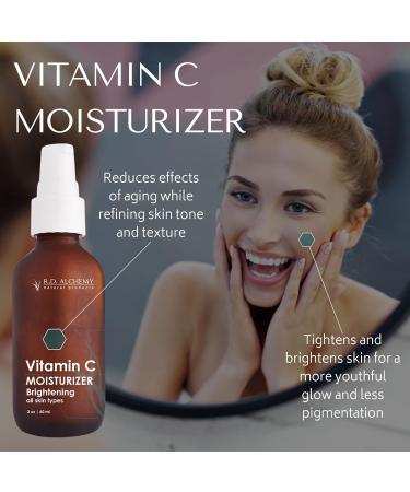 99% Natural Organic Vitamin C Cream - Brightening Moisturizer for Face & Neck | Dark Spot Removal & Anti-Aging Skincare - Buy Online on GoSupps.com