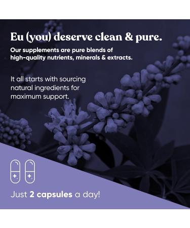 Menopause Relief & Hormonal Balance Support - Vitex Chaste Tree & Black Cohosh Capsules | 60 Veg Softgels - Buy Online on GoSupps.com