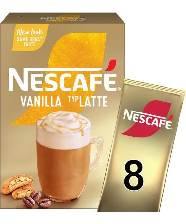 Instant Coffee Packets | Gold Vanilla Latte 8 pieces | Gold Vanilla Latte 8 Stuks | Total Weight 148 grams - Buy Online on GoSupps.com