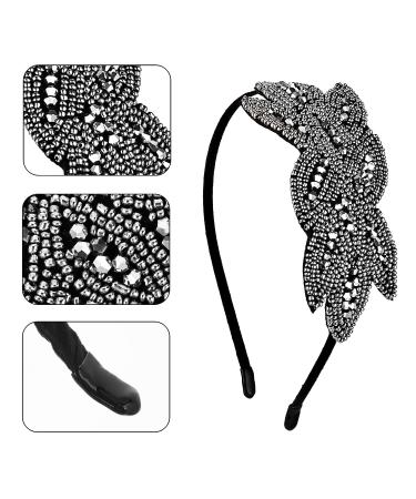 WLLHYF 1920s Flapper Headbands - Vintage Floral Leaf Rhinestone Hair Accessory for Women and Girls - Perfect for Costume Party and Valentines - 3 Pieces - Buy Online on GoSupps.com