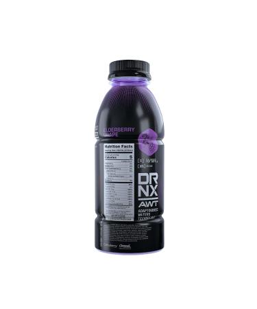 DRNX Water 12 Pack Variety Pack - Zero Sugar - 5 Calories - Super Herbs - Vitamins, Electrolytes, Antioxidants, Keto Friendly, All Natural (Variety Pack) Kiwi Strawberry, Apple Turmeric, Mango Turmeric, Elderberry Grape - Buy Online on GoSupps.com
