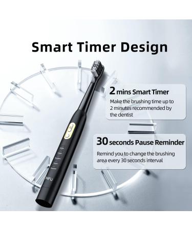 Buy XF-11 Electric Toothbrush for Adults & Kids - 3 Brush Heads 5 Modes IPX7 Waterproof 2 Mins Timer 40 000 VPM - Fast International Shipping - Buy Online on GoSupps.com