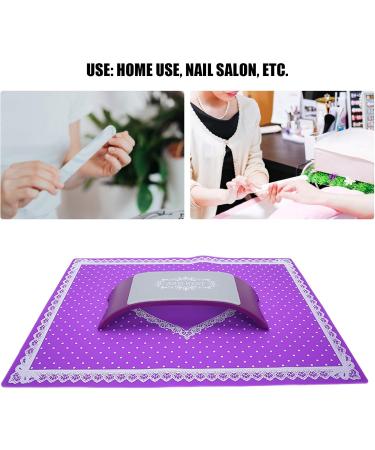 Nail Art Cushion Hand Pillow Nail Art Manicure Tools Nail Art Hand Rest for Home Use(purple) - Buy Online on GoSupps.com