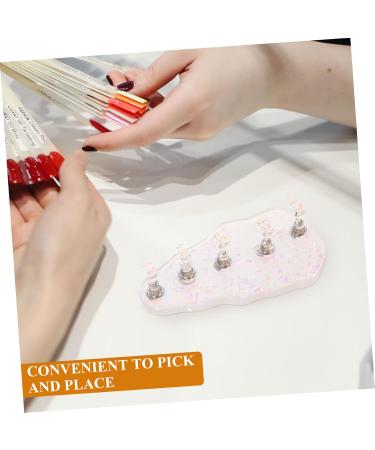 Housoutil 1 Set Nail Accessories Clarinet Bags Nail Art Stand False Nail Holder Nails Supply Fake Nail Holder Press on Nail Holder False Nail Painting Stand Easel Magnetic Acrylic Supplies - Buy Online on GoSupps.com
