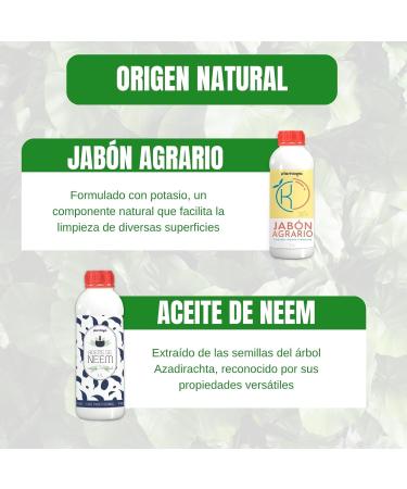  PLANTAWA Potassic Soap Saving Pack 1L + Neem Oil 1L + Powder Shaker 100% Natural Orchard Protection Durable High Concentration White Fly Red Spider Aphid Mealybug - Buy Online on GoSupps.com