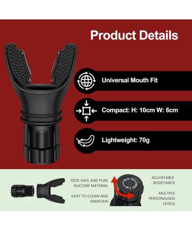 BERCHYL Lung Trainer - Portable Breathing Exerciser for Enhanced Lung Capacity Adjustable Resistance Handheld Device for Respiratory Therapy Ideal for Athletes & Fitness Enthusiasts. Easy to Clean. - Buy Online on GoSupps.com