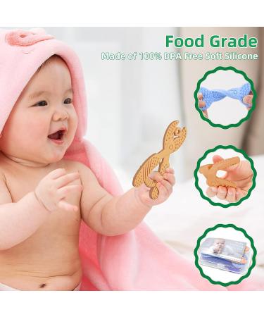 Gardien Baby Teething Toys - 7Pcs Freezable BPA Free Chew Toys for Babies 0-12 Months | Teething Relief for Infants & Toddlers - Wrench Design - Buy Online on GoSupps.com