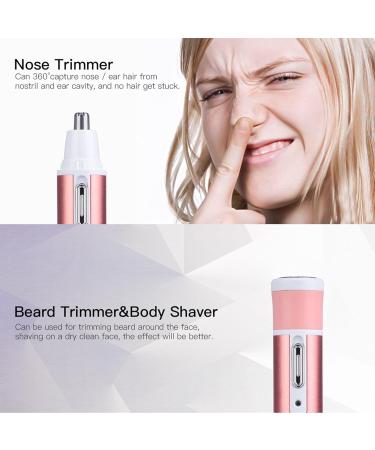 Buy 4-in-1 Multifunctional Body Razor for Women - Hair Removal Razors for Nose Face Arms & Legs - International Shipping Available - Buy Online on GoSupps.com