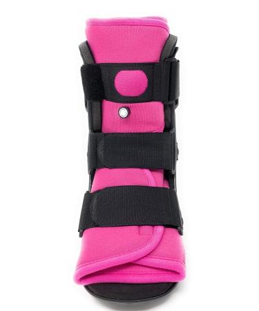Medium Low Top Air Pump CAM Medical Walker Boot for Ankle Injuries - Size 8 1/2 - 11 1/2 (Women) | 7 1/2 - 11 (Men) | Pink Liner - Medium Size - Buy Online on GoSupps.com