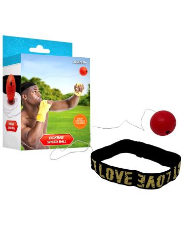 Perfect Life Ideas React Reflex Ball - Boxing Gifts for Men and Women - Boxing Reflex Ball Headband Set with Elastic Headband Punching Ball to Work Out Your Entire Body
