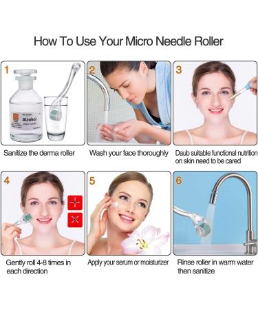 BOWKA Derma Microneedling Roller 3-in-1 Set - 600 (0.30 mm) 180 (0.25 mm) 1200 (0.50 mm) for Face and Body (Green) - Buy Online on GoSupps.com