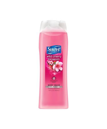 Suave Essentials Wild Cherry Blossom Body Wash 18 Fl. Oz. Pack of 2