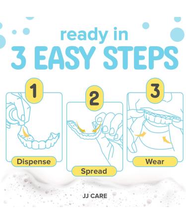 JJ CARE Aligner Cleaner Pack of 2 - 80ml Lemon-Flavored Invisalign & Retainer Cleaner for Breath Freshener - Teeth Aligner Foam - Buy Online on GoSupps.com