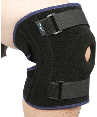 Nvorliy Plus Size Knee Brace XL-8XL Extra Large Open-Patella Stabilizer Breathable Neoprene Support For Arthritis, Acl, Running, Pain Relief, Meniscus Tear, Post-Surgery Recovery (7XL/8XL)