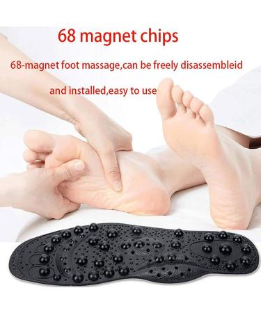 Yarpiany Acupressure Magnetic Massage Insoles for Women - Foot Therapy Pain Relief Shoe Inserts with 68 Magnets - Buy Online on GoSupps.com