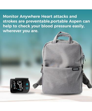 Meraw Bluetooth Wrist Blood Pressure Machine 2023 Upgrade FSA HSA Approved High Accuracy Blood Pressure Cuff Wrist 5.3-8.5 inch with Irregular Heartbeat Monitoring Unlimited Memories in APP 2 AAA Batteries (Aspen) - Buy Online on GoSupps.com