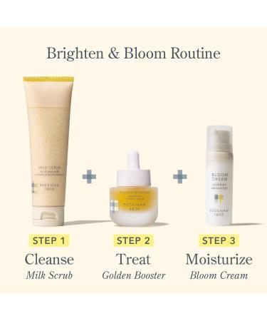 Beekman 1802 Brighter Days Skincare Routine Set - 3-Piece for Sensitive Skin | Illuminates Smooths & Boosts Skin Health - Fragrance Free & Clinically Kind - Buy Online on GoSupps.com