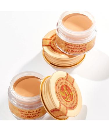 SKINFOOD Salmon Dark Circle Concealer Cream 2 - Full Coverage Under Eye Concealer - Salmon Beige Shade - 0.35 Oz - Buy Online on GoSupps.com