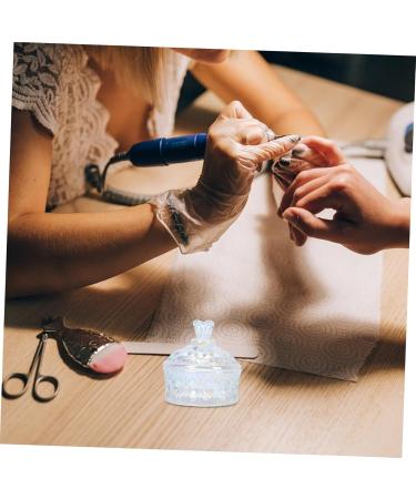 minkissy 1pc Nail Art Crystal Cup Nail Brush Dip Cup Manicure Care Tools Clear Tumbler Nail Tech Accessories Clear Fingernail Polish Acrylic Nail Brush Nail Brush Acrylic Clear Plates Glass - Buy Online on GoSupps.com
