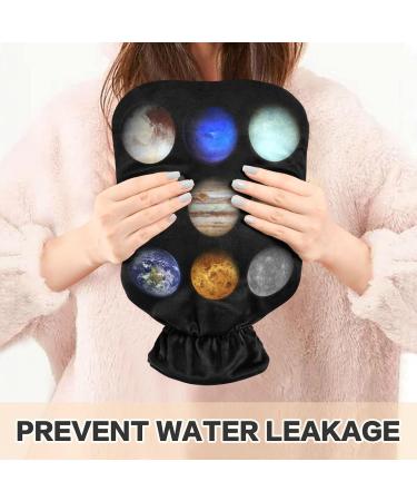 Naanle 2L Solar System Planet Heat Bottle | Transparent Hot Water Bottle for Bed | Pain Relief & Cold Therapy | Large Hand & Foot Warmer - Buy Online on GoSupps.com