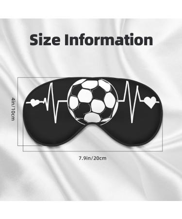 Sleep Mask Eye for Men & Women - Soft Reusable Blackout Masks for Travel Better Sleep & Soccer Lovers - Perfect Gifts - Buy Online on GoSupps.com