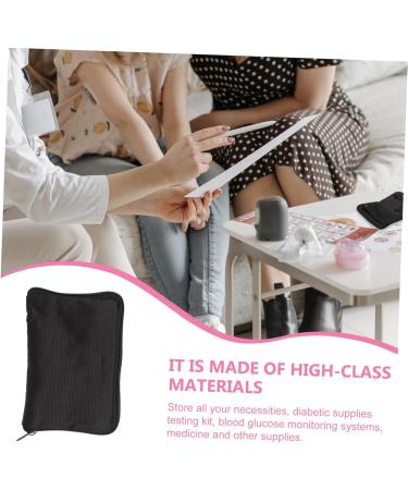 Portable Blood Pressure Meter & Diabetic Supply Bag | Gleavi Zip Pocket Blood Sugar Measuring Device - Buy Online on GoSupps.com