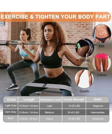HaroFit Fabric Resistance Bands Set - 15LB Exercise Bands  Figure 8 Fitness Bands  Door Anchor  Handles  Ankle Straps  Core Sliders - Set of 13 for Home Workout - Buy Online on GoSupps.com