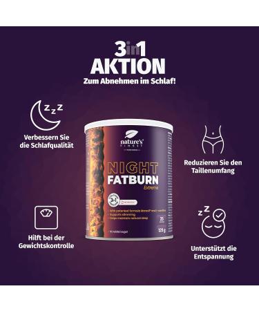 Natures Finest by Nutrisslim Night Fatburn Extreme - Rapid Belly Fat Burner | Morosil L-Carnitine & Valerian | Gluten-Free Formula for Quick Weight Loss - Buy Online on GoSupps.com