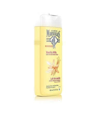 Le Petit Marseillais Vanilla Milk Shower Creme 400ml - Gentle & Nourishing | 13.5oz Bottle | Pack of 1 - Buy Online on GoSupps.com