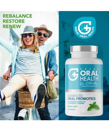 BLIS K12 M18 Oral Probiotics for Bad Breath Treatment - 60 Mint Lozenges, Dentist Formulated, eBook Included - Buy Online on GoSupps.com