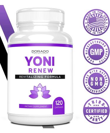 Yoni Balance Vaginal Tightening Supplement - 120 Capsules - Supports Natural Tightening with Kacip Fatimah - Vegan Formula - Buy Online on GoSupps.com