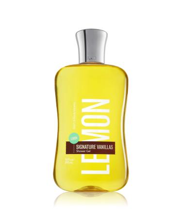 Bath & Body Works Lemon Signature Vanillas Shower Gel 10 oz (295 ml)