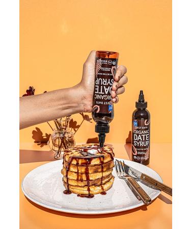 Organic Date Syrup - 2 Pack of Award-Winning Vegan Paleo Sweetener | Low-Glycemic | 100% Organic Medjool Dates - Buy Online on GoSupps.com