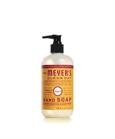 Mrs. Meyer's Hand Soap Made with Essential Oils Biodegradable Formula Clementine 12.5 fl. oz