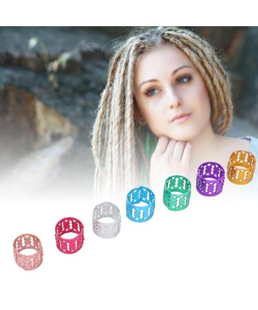 100PC Dreadlocks Pearls - Colorful Aluminum Hair Braid Decorations & Jewelry Accessories for Stylish Hairstyles - Buy Online on GoSupps.com