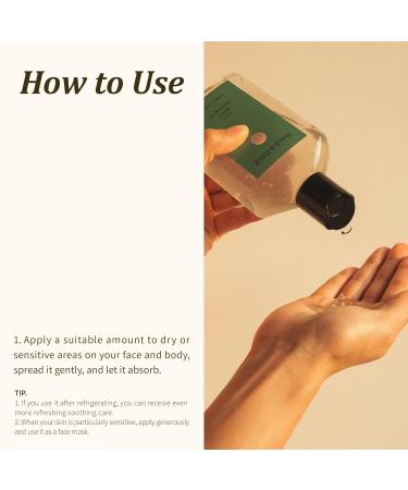 HALE&DALE Soothing Gel 7.43 oz - Hydrating Moisturizer for Dry Skin Sunburn Relief Fast Absorbing Vegan & Cruelty-Free - Buy Online on GoSupps.com