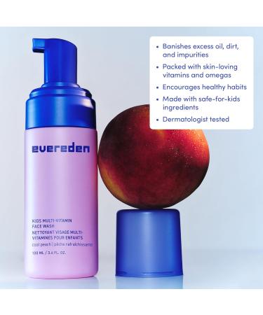 Evereden Kids Cloud Body Wash (6.7 fl. oz. Coconut Splash) Creamy Nourishing Cloud-Like Texture and Kids Face Wash Non-toxic and Clean Ingredients Multi-Vitamin Skin Care - Buy Online on GoSupps.com