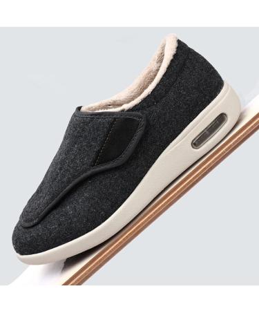 Unisex Edema Shoes - Comfortable Orthopedic Diabetic Footwear for Swollen Feet - Extra Wide Width with Anti-Slip Sole - Grey - Size 8 - Buy Online on GoSupps.com