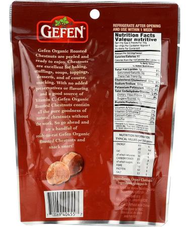 Gefen Whole chestnuts roasted & peeled Readytouse 150g Pack of 3 - Buy Online on GoSupps.com