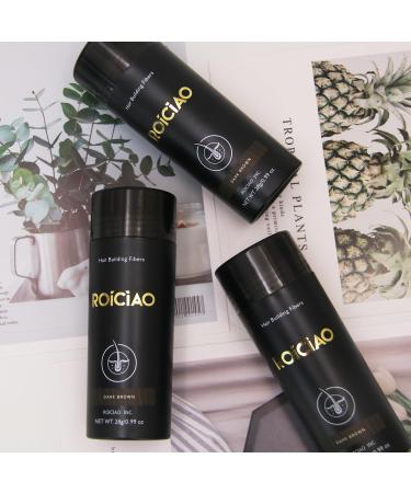 Professional Dark Brown Hair Fibres for Thinning Hair | Hair Thickening Powder & Concealer for Men & Women | Natural Look Hair Fiber Solution - Buy Online on GoSupps.com