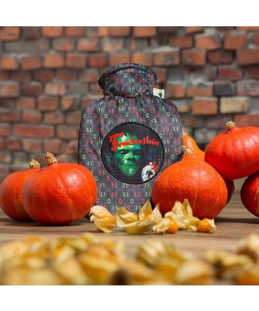 Hugo Frosch Frankenstein Hot Water Bottle - 1.8L Velour Cover | Cozy & Eco-Friendly Heat Therapy - Buy Online on GoSupps.com