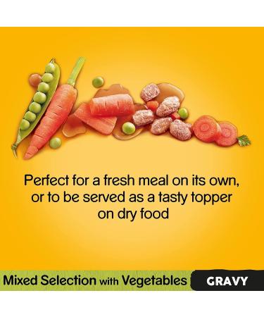Pedigree Mixed Selection in Gravy 40 Pouches Adult Wet Dog Food Megapack (40 x 100 g) Adult Mixed Selection in Gravy 100 g (Pack of 40) - Buy Online on GoSupps.com