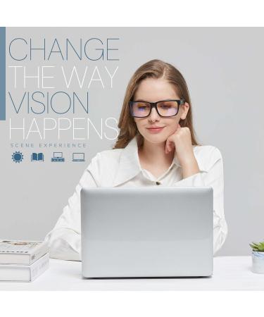 Dowinx Blue Light Blocking Glasses - UV400 Lens for Gaming & Reading Reduce Eye Strain Stylish Black Frame Amber Lens - International Shipping Available - Buy Online on GoSupps.com