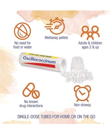 Boiron Oscillococcinum Quick-Dissolving Pellets 6 Doses - Relief for Flu-Like Symptoms - Buy Online on GoSupps.com